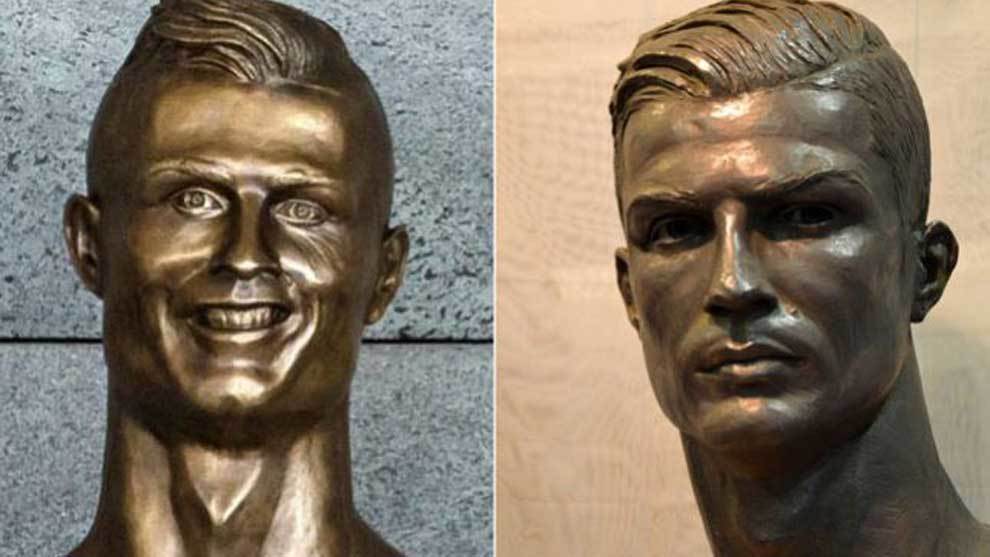 تمثال جديد لكريستيانو رونالدو يزين متحف ريال مدريد 15117694428426