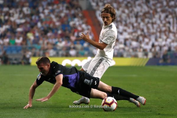 Soccer Football - La Liga Santander - Real Madrid v Leganes - Santiago Bernabeu, Madrid, Spain - September 1, 2018   Real Madrid's Luka Modric in action