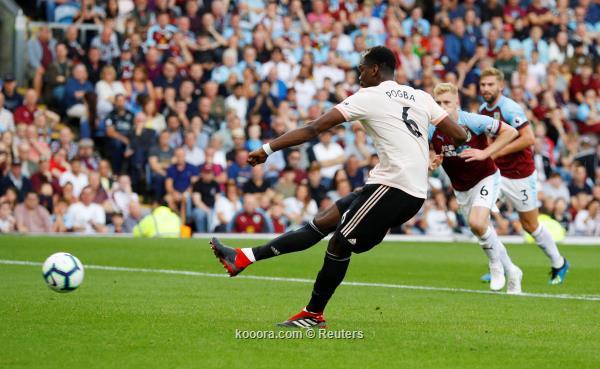 Soccer Football - Premier League - Burnley v Manchester United - Turf Moor, Burnley, Britain - September 2, 2018  Manchester United's Paul Pogba has his penalty saved by Burnley's Joe Hart