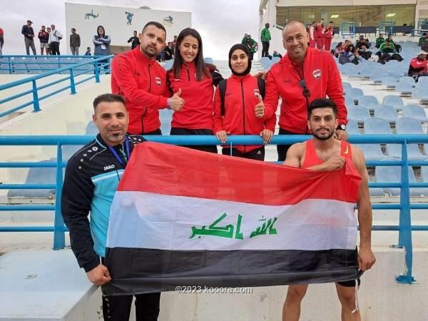 منتخب العراق لألعاب القوى يحصد 5 ميداليات في بطولة العرب تحت 23 عاما