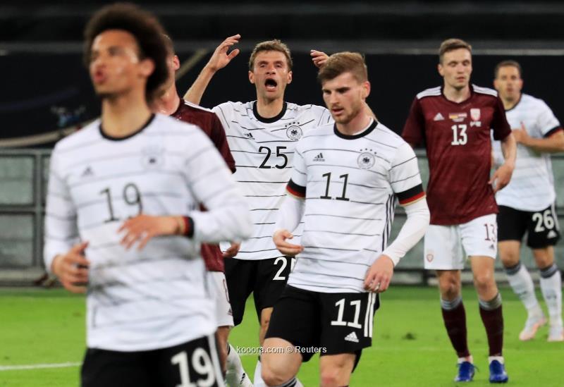 ألمانيا ضد لاتفيا